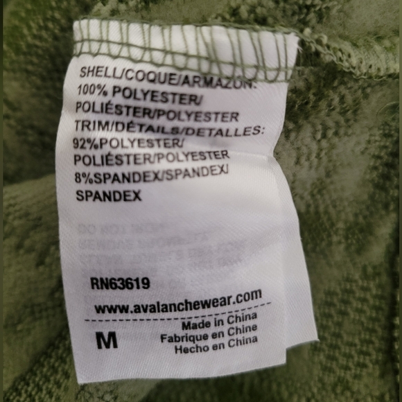 Avalanche Outdoor Southwestern Green Rossmore Mens Shacket Shirt Jacket Size M - Picture 15 of 16